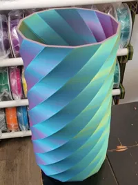 Vase torsadé bicolore — photo 2