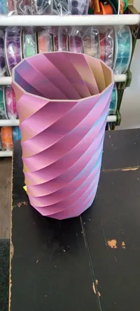 Vase torsadé bicolore — photo 5