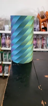 Vase torsadé bicolore — photo 3