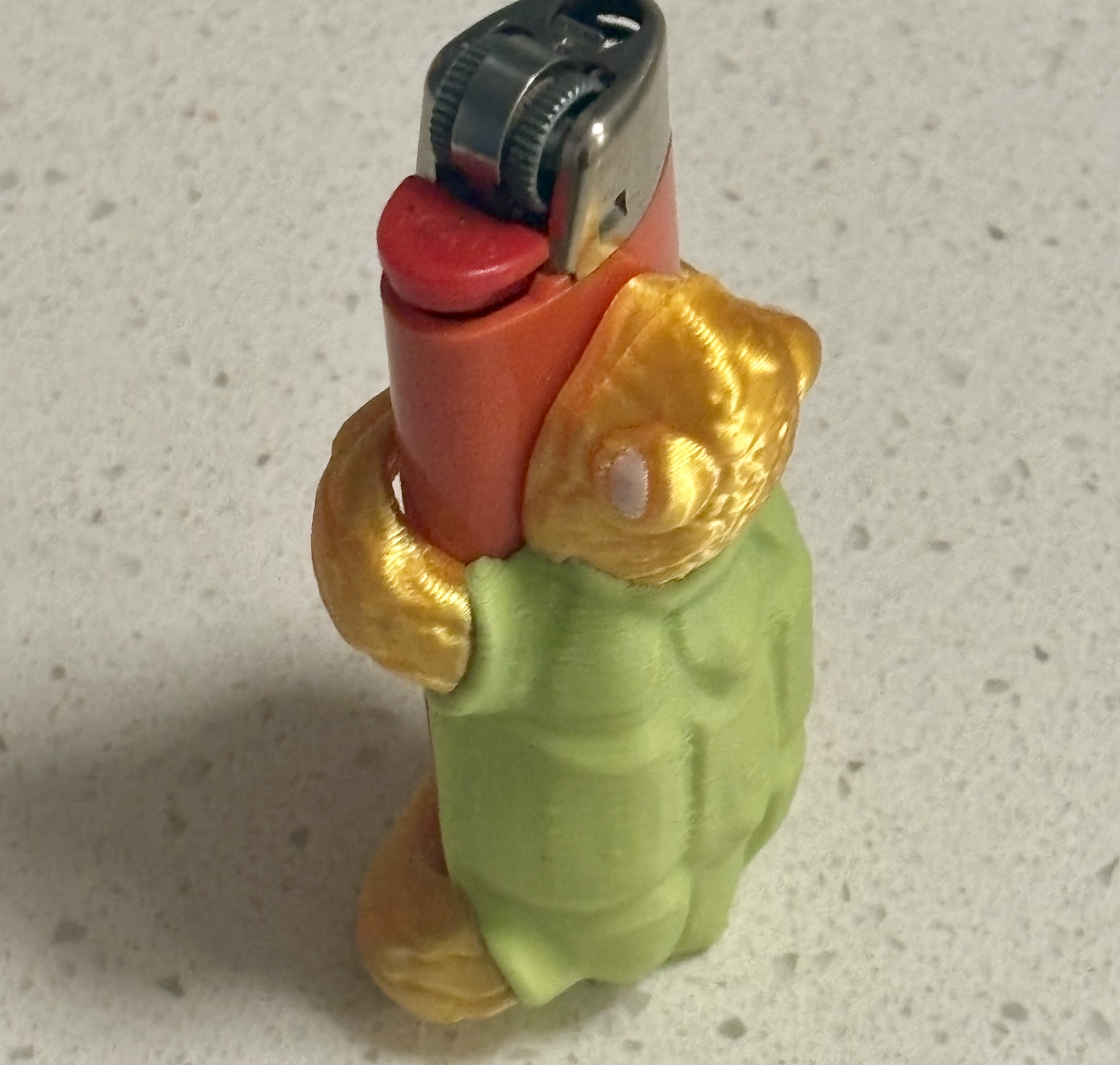 Miniatura 2 do modelo 3D Turtle Bic lighter sleeve