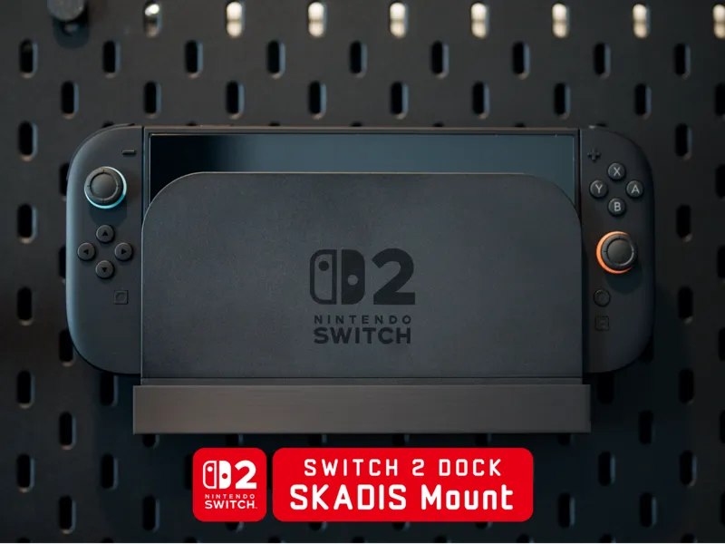 Nintendo Switch 2 IKEA Skadis Holder