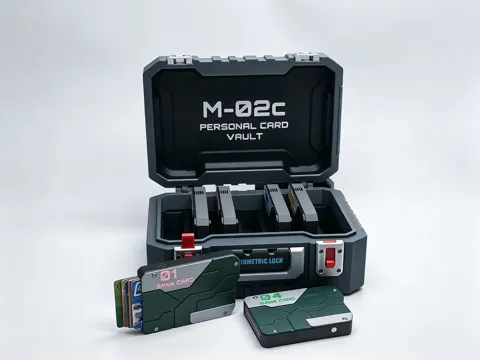 Modelo para impresión 3D: 卡甲 M-02C 卡片收纳箱 — referencia de MakerWorld
