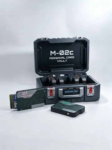 Modelo para impresión 3D: 卡甲 M-02C 卡片收纳箱 — vista de referencia 2