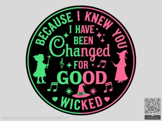Wicked 'Changed for Good' Coaster