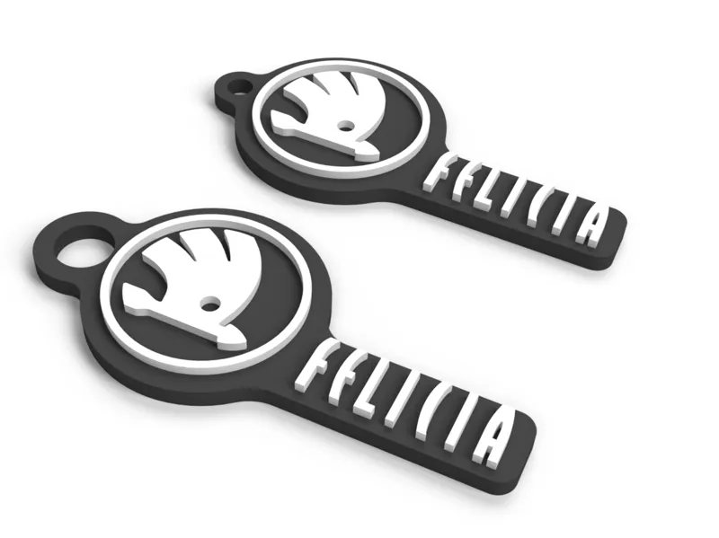 Skoda Felicia Keychain