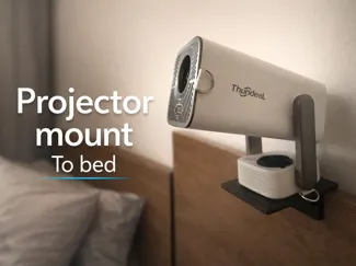 Projector mount for bed