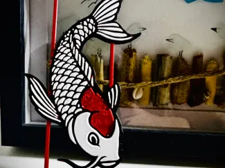 Koi Fish Bookmark – Japanese Style Hueforge