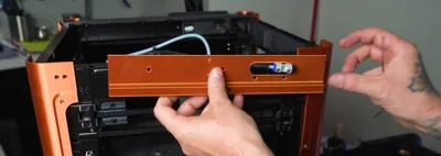 Rear Panel mod for vision enclosure