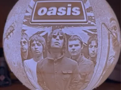 Oasis Globe Lithophane