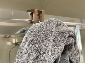 over shower towel hanger
