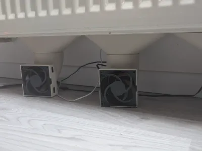 Heater fan, not disturbing to neighbors