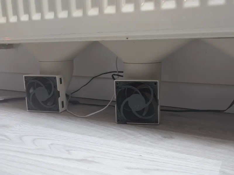 Heizungsventilator, nicht störend fur den Nachbarn