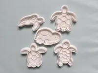 Emporte-pièce tortue de mer pour pâte à modeler — photo 1
