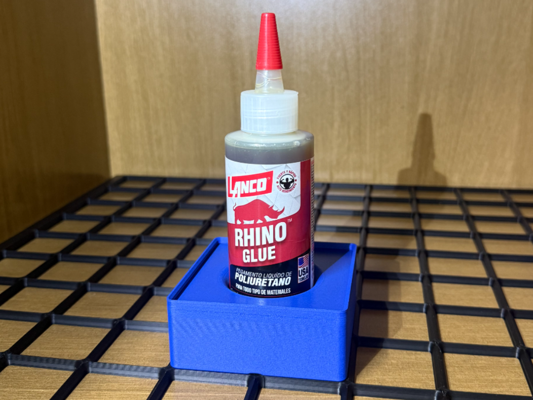 Gridfinity Glue Storage (45 mm / 17.7” Diameter)
