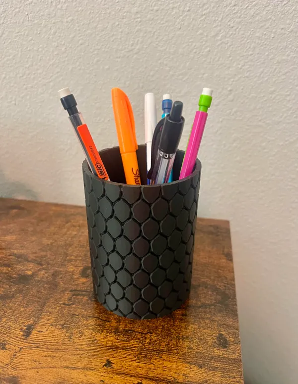 Pot à crayons écailles de dragon