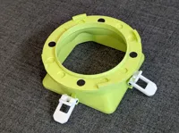 Chamber Exhaust Magnetic Adapter 4in - 6 walls, 25% infill