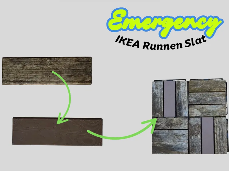 IKEA Runnen - Decking Slat - Replacement