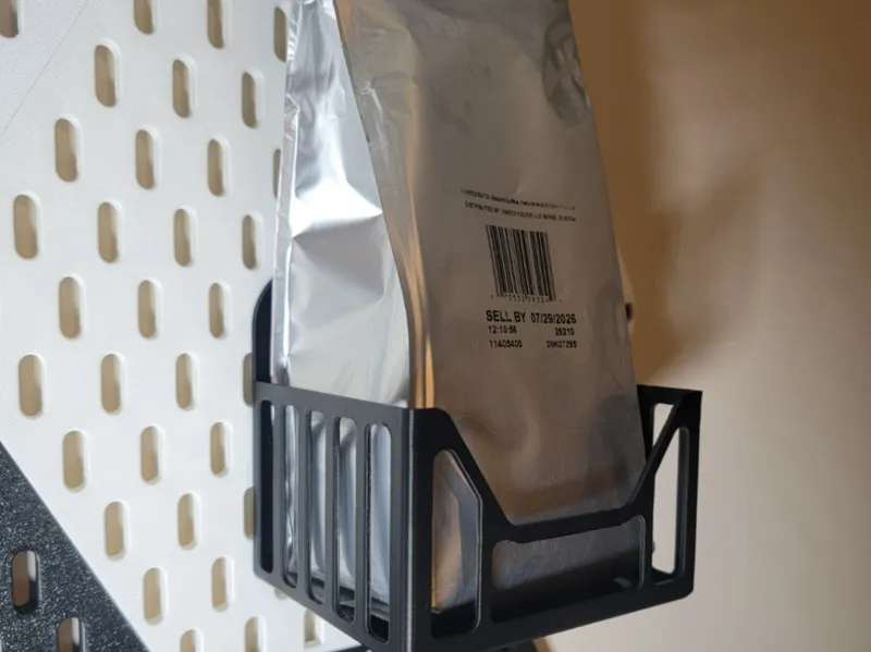 1 LB Coffee Bag Bin (Vented) - Skadis Mount