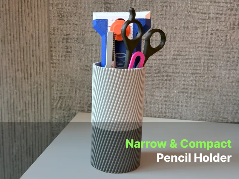 Narrow Pencil Holder