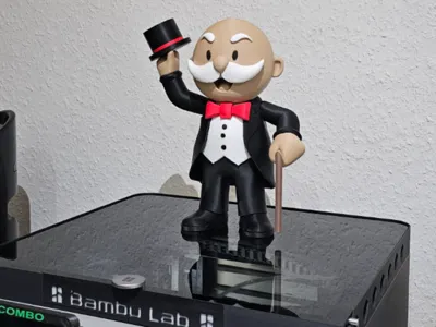 Mr. Monopoly Figure Complete and Individual Parts