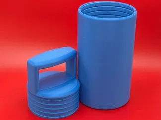 Portable Dog Treat Bottle.