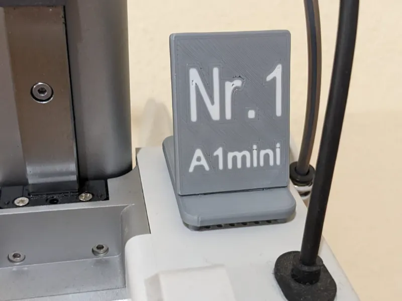 Staubschutz für A1 und A1mini - personalisierbar