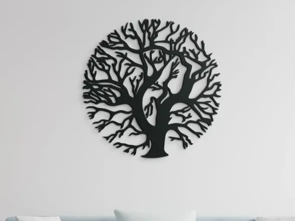 3D Wall Art Round Tree Artwork