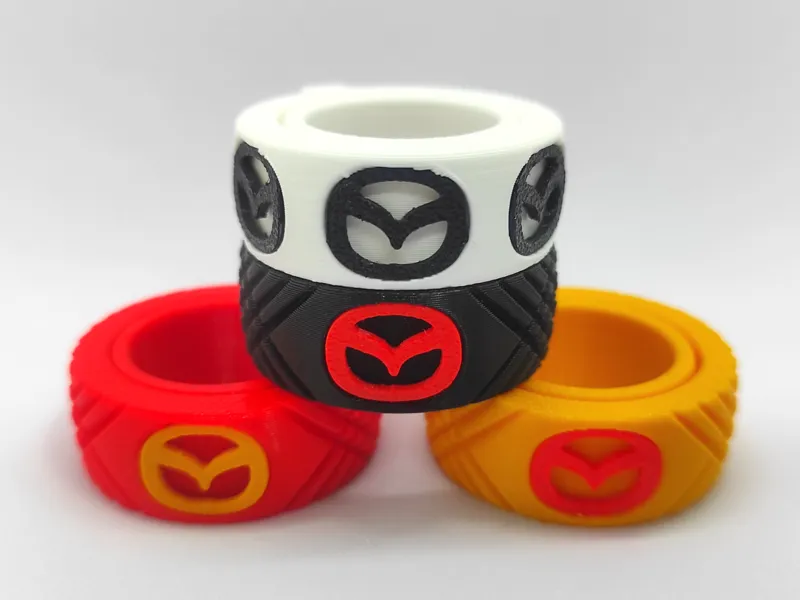 Mazda Logo Keychain