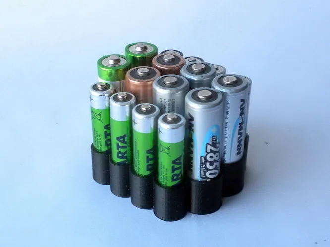 AA and AAA Battery Organizer