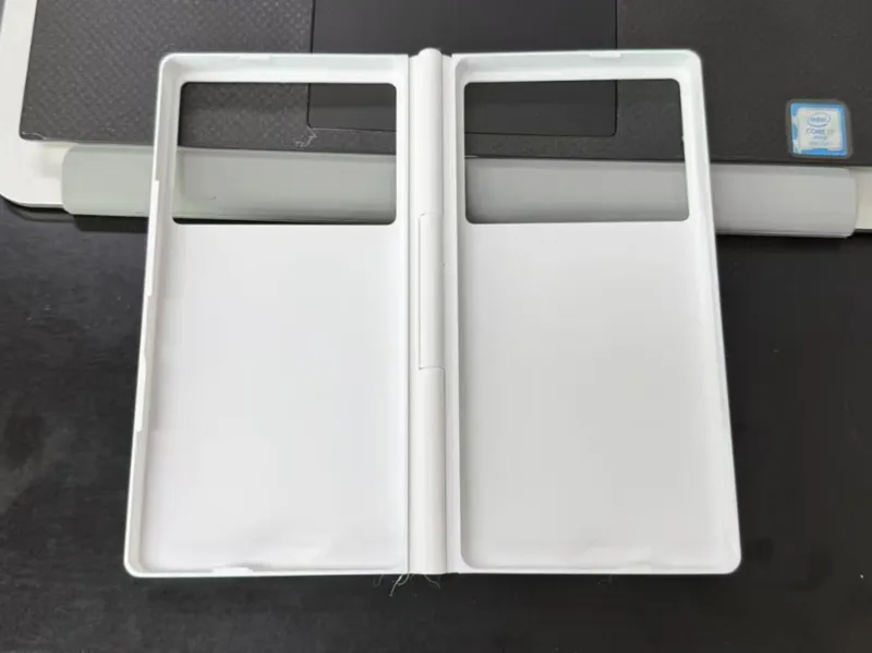 双手机折叠壳（双机党用，适配rendmi k60，iPhone15 promax大小或者更小的）