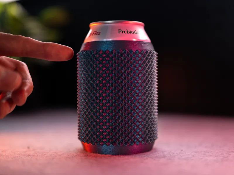 Very Spiky Sensory Fidget Soda Koozie