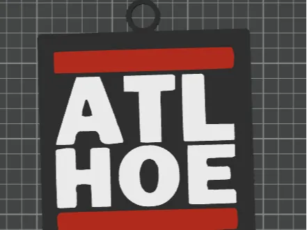 ATL HOE logo necklace