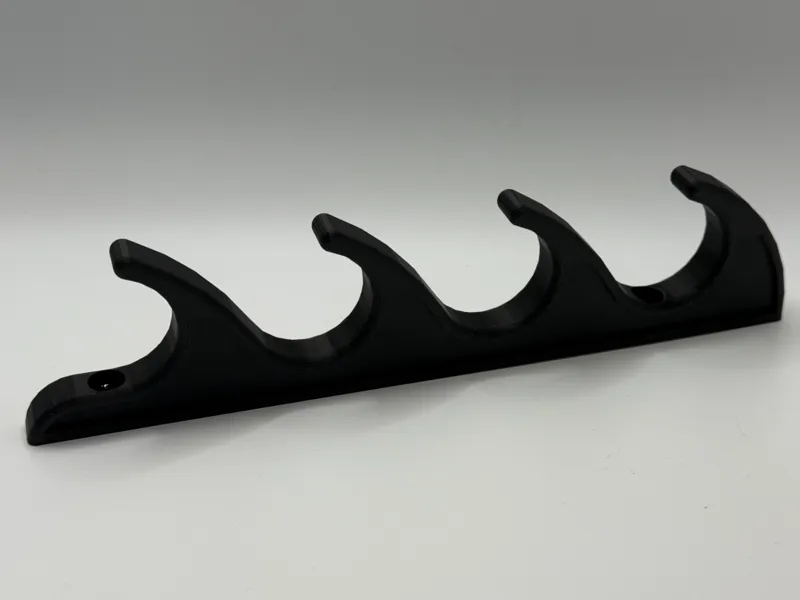 Fishing Rod Wall Rack (4 Rods) Updated