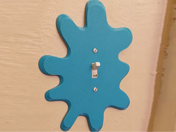 Splatter Switch Cover Plate