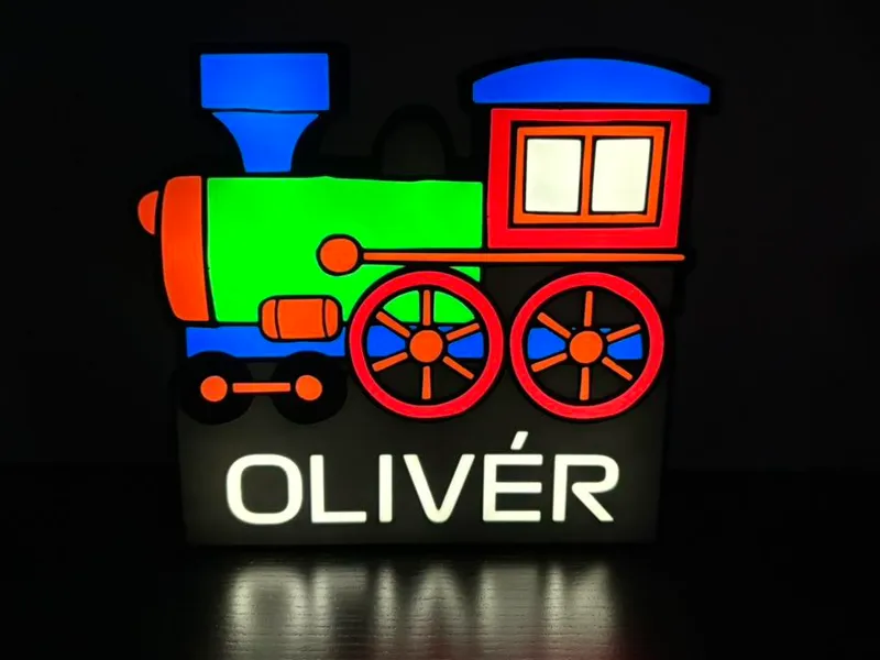 Train lightbox (custom name)