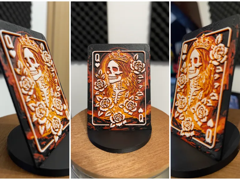 Halloween Hueforge Queen of Hearts