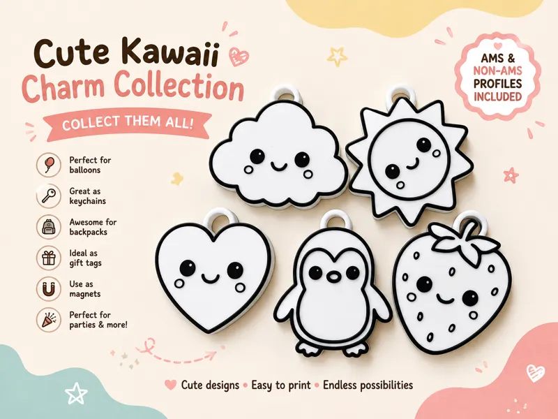 Cute Kawaii Charm Collection