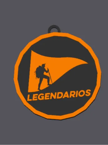 Llavero: Chaveiro LEGENDÁRIOS — vista de referencia 2
