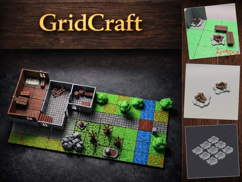 GridCraft – Rubble Set