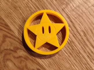 Mario´s Spinning Star! - Print in place
