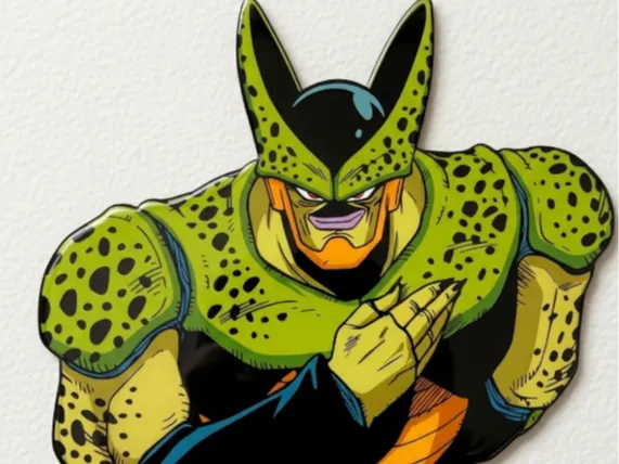 Lamina 2D Cell Dragon Ball Hueforge 2D/3D