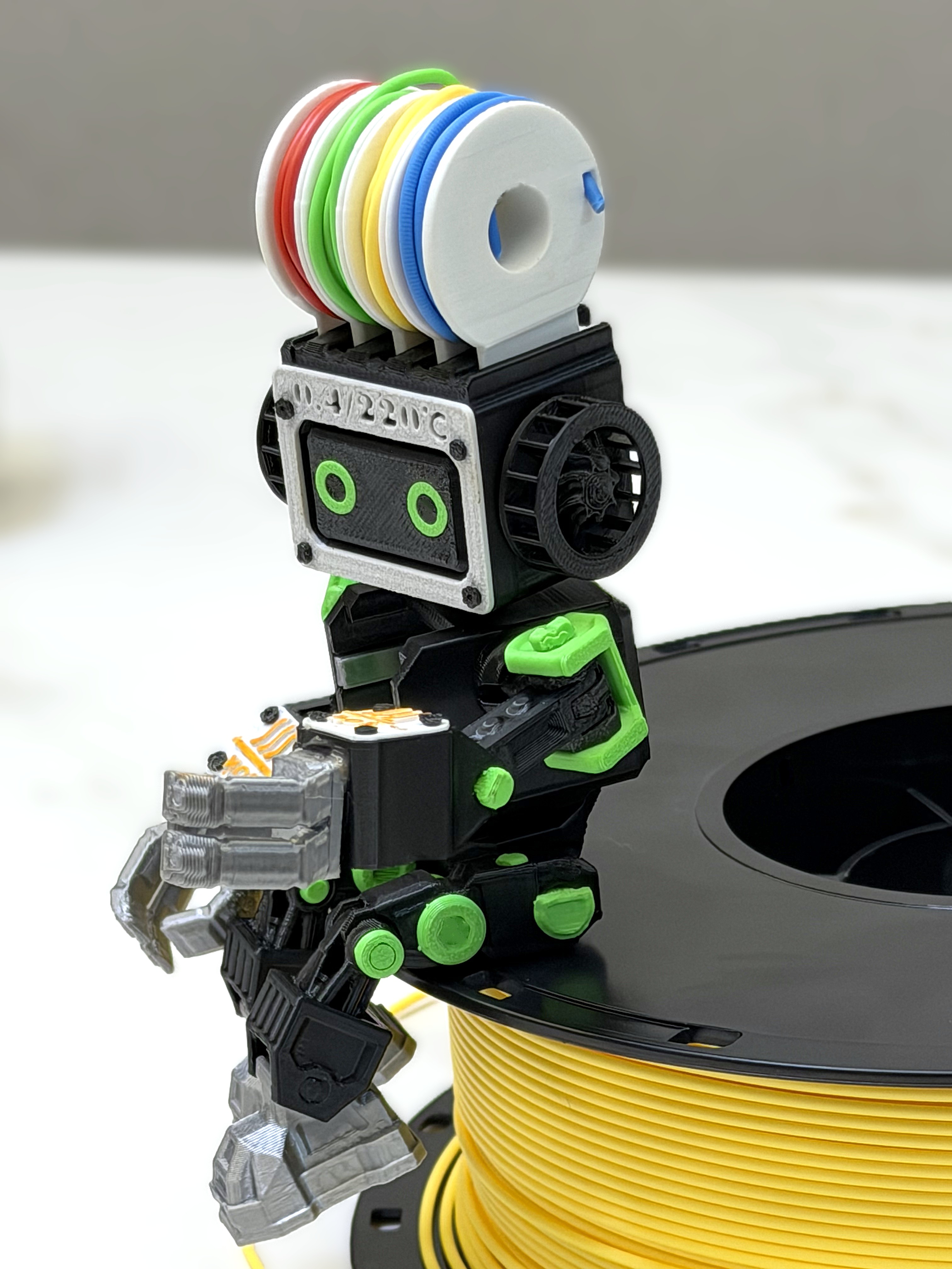 Miniatura 2 do modelo 3D “小竹”机器人（套卡+散件双版本）