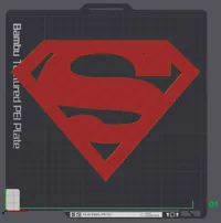 Logo Superman en 3D — photo 3