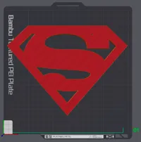 Logo Superman en 3D — photo 1