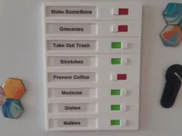 Liste de tâches magnétique pour frigo — photo 2