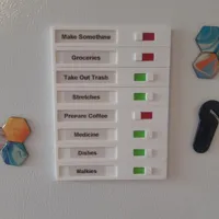Liste de tâches magnétique pour frigo — photo 3