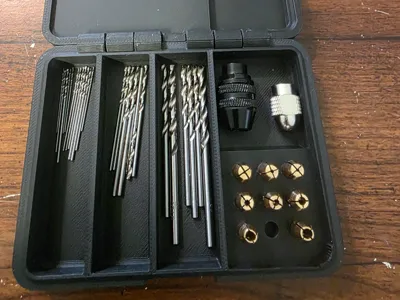 Rotary Collet and bit storage box