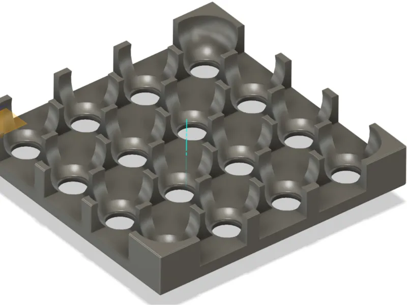 Golf Ball Fixture for printing logos