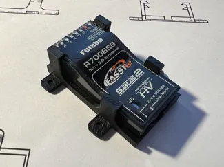 Futaba R7008SB receiver mount