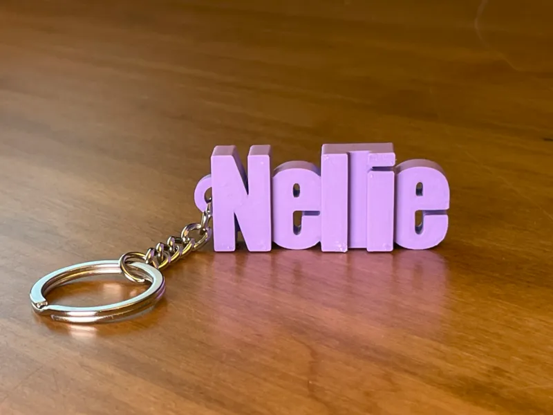Nellie Name Keychain